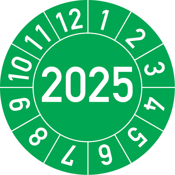 Jahresprüfplakette 2025