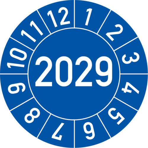 Jahresprüfplakette 2029