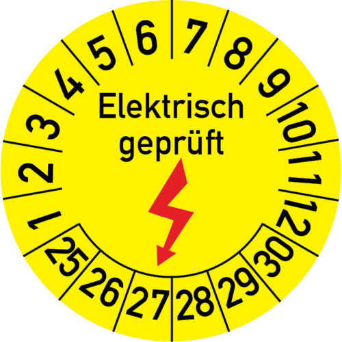 Pruefplakette_Elektrisch_geprueft_gelb_30mm_2018