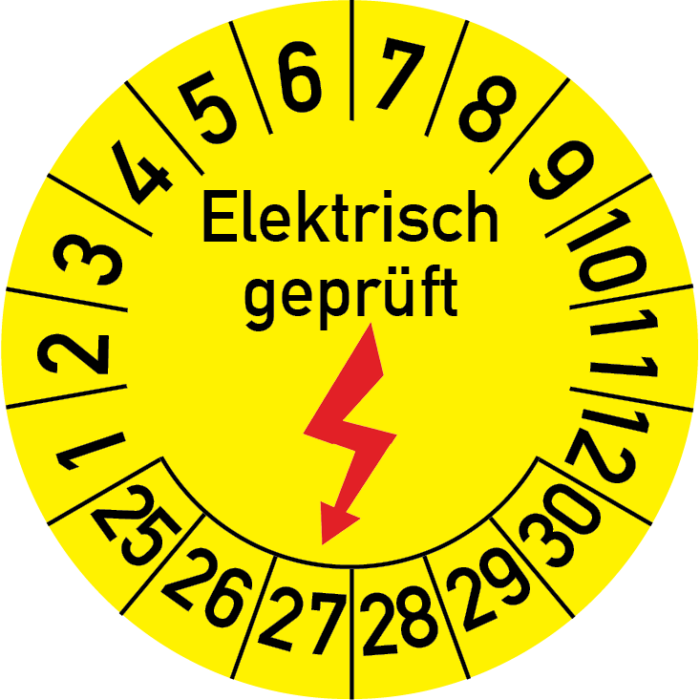 Pruefplakette_Elektrisch_geprueft_gelb_30mm_2018
