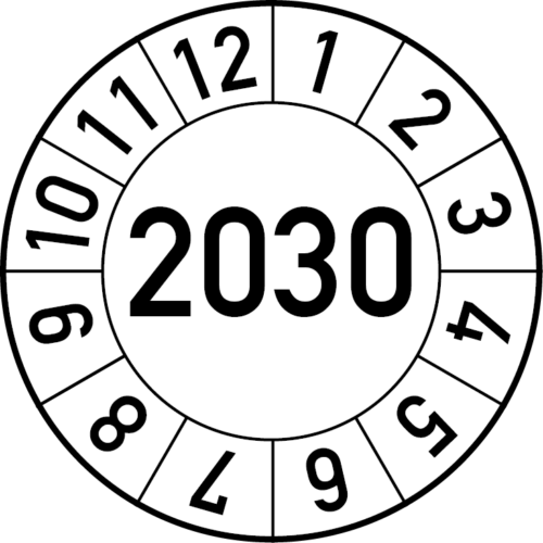 Jahresprüfplakette 2030